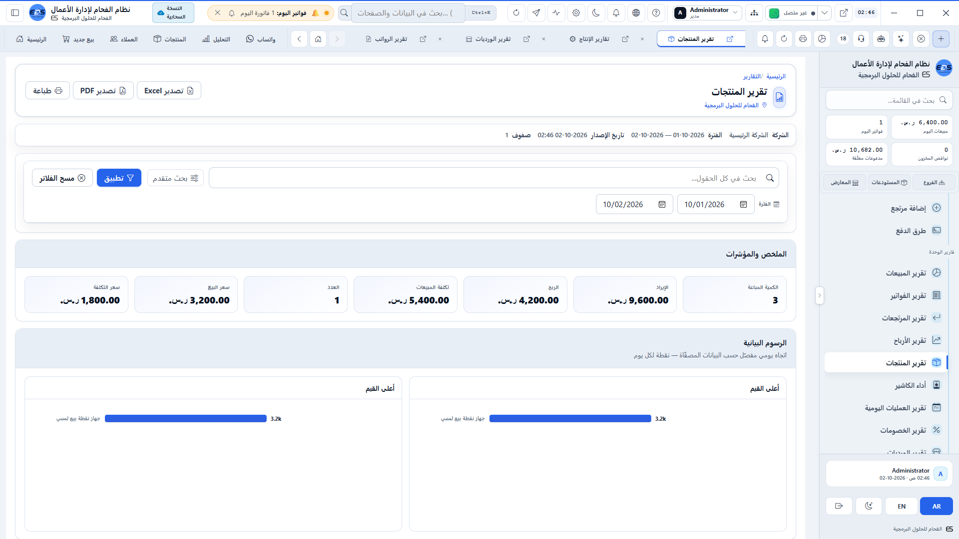 حركة الأصناف ومعدل الدوران - تصنيف المنتجات الأكثر مبيعاً وتحليل ABC