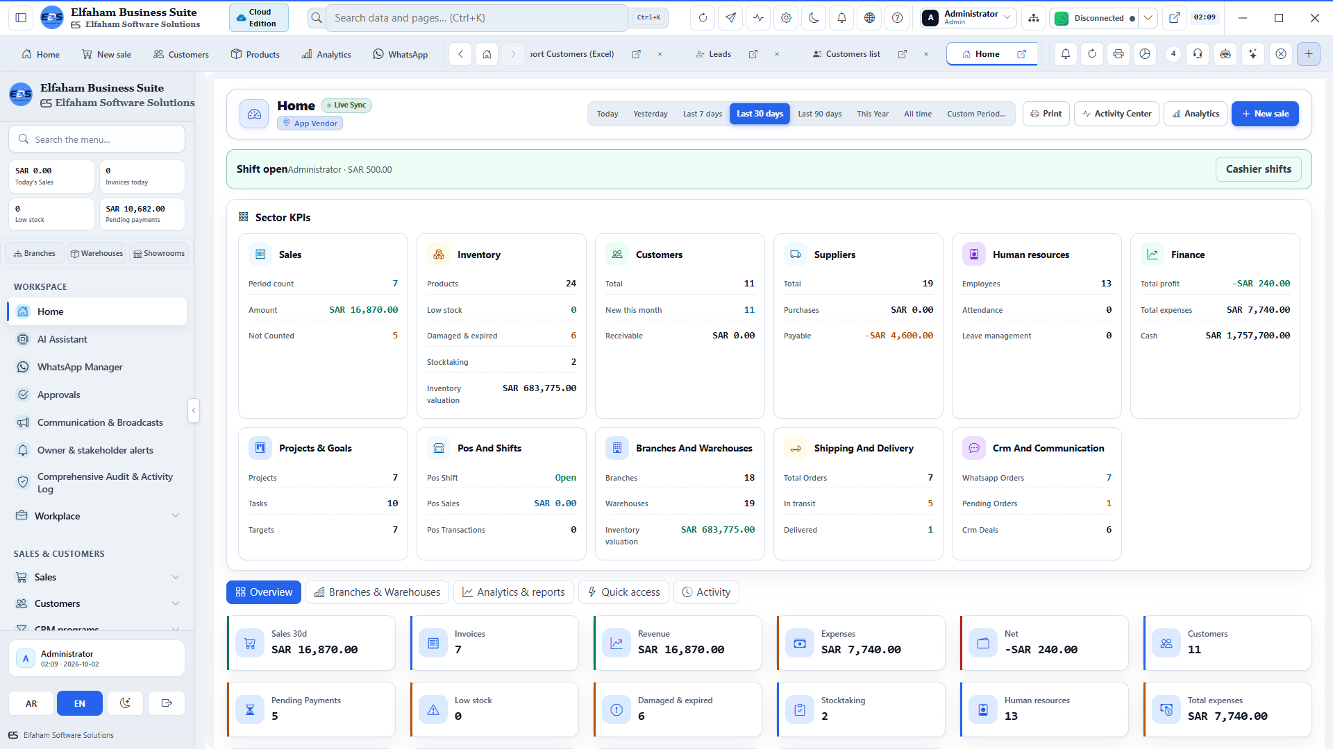Keep one site in one workspace