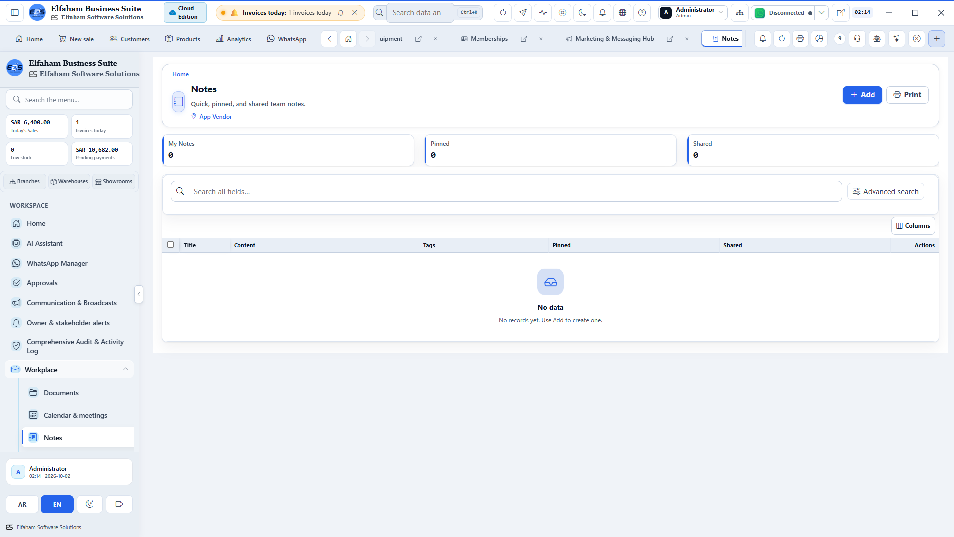 Executive Notes & Collaboration - team action items, internal memos, and audit notes