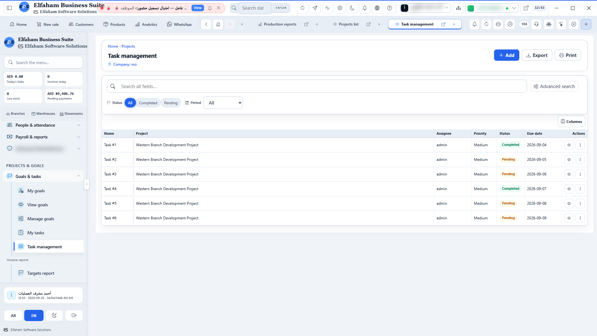 Project Task Board - Kanban task flow, assignment, deadlines, and milestone tracking