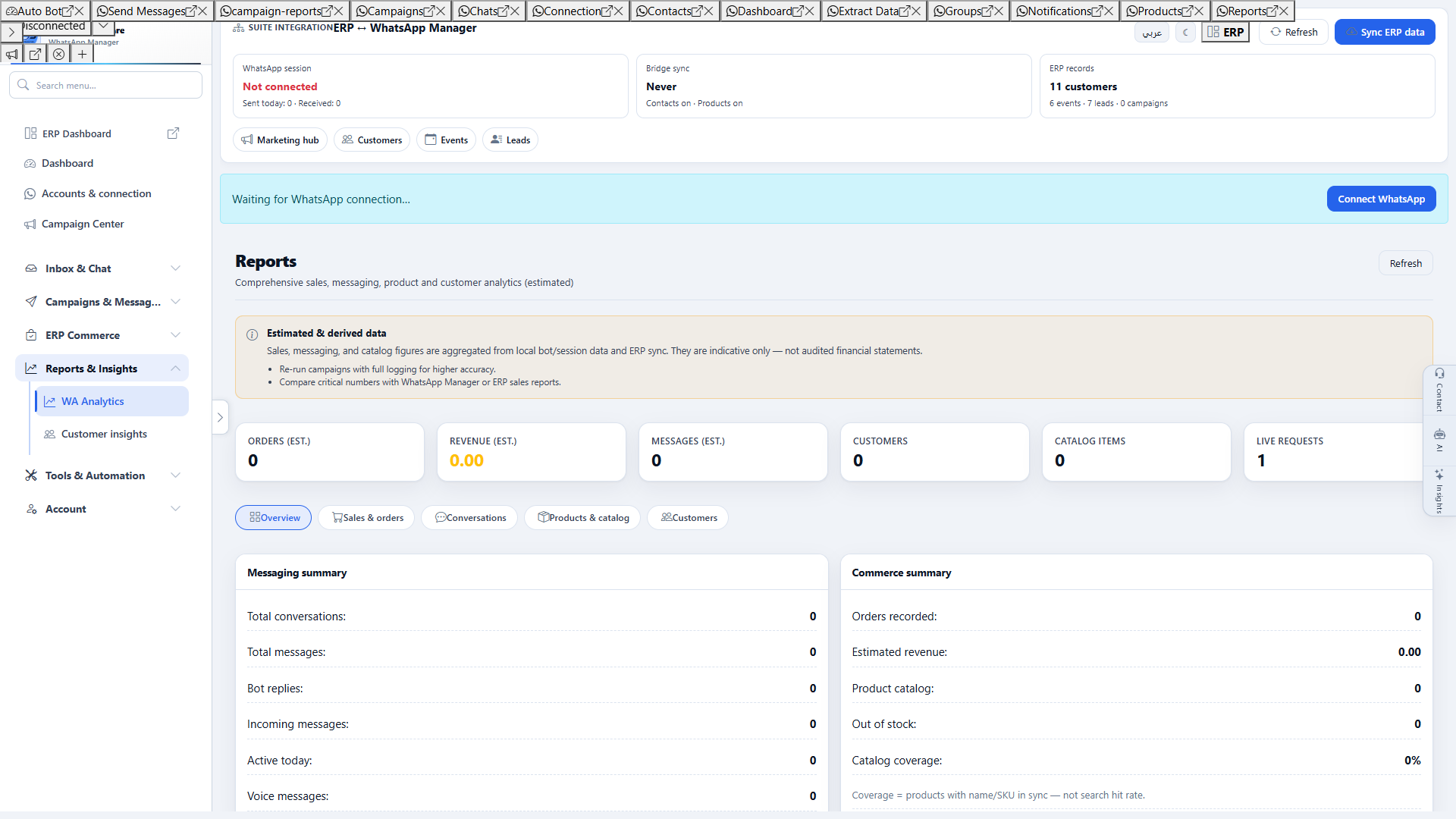 Broadcast Delivery & Open Rates - message delivery analytics, read confirmations, and ROI