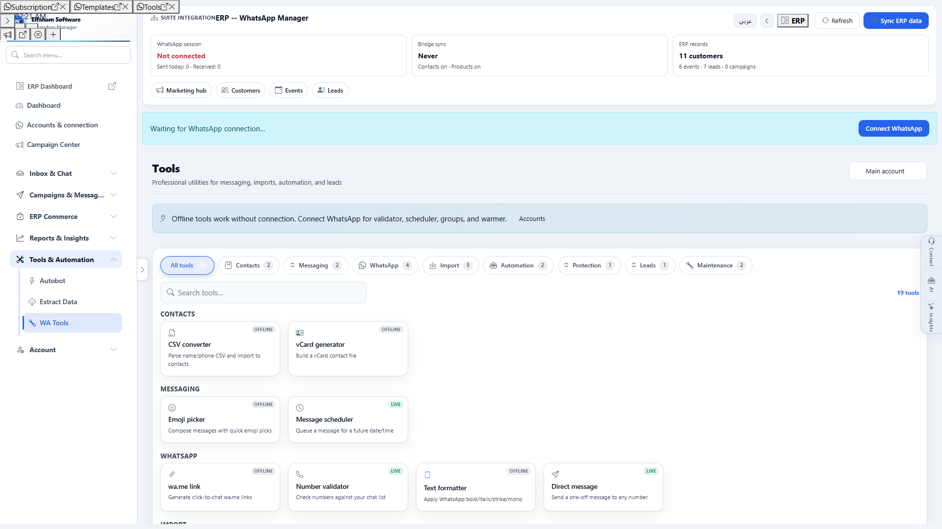 Marketing Automation Toolkit - link shortener, click-to-chat QR, and lead magnets